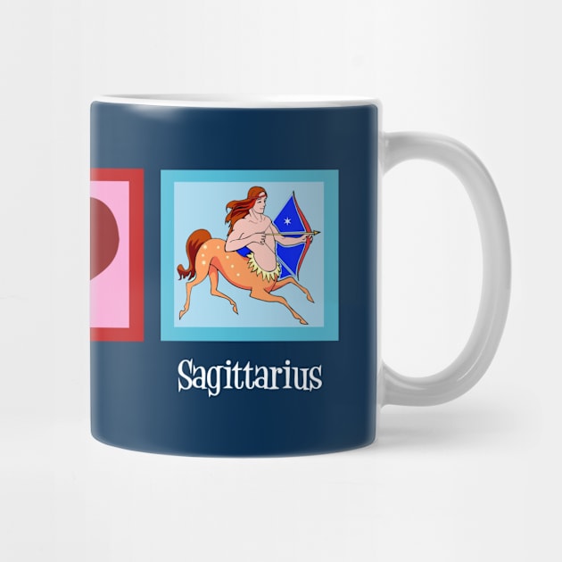 Peace Love Sagittarius by epiclovedesigns